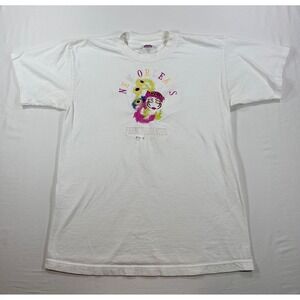 Vintage Alstyle New Orleans French Quarter Mardi Gras Mask Embroidered T-Shirt L